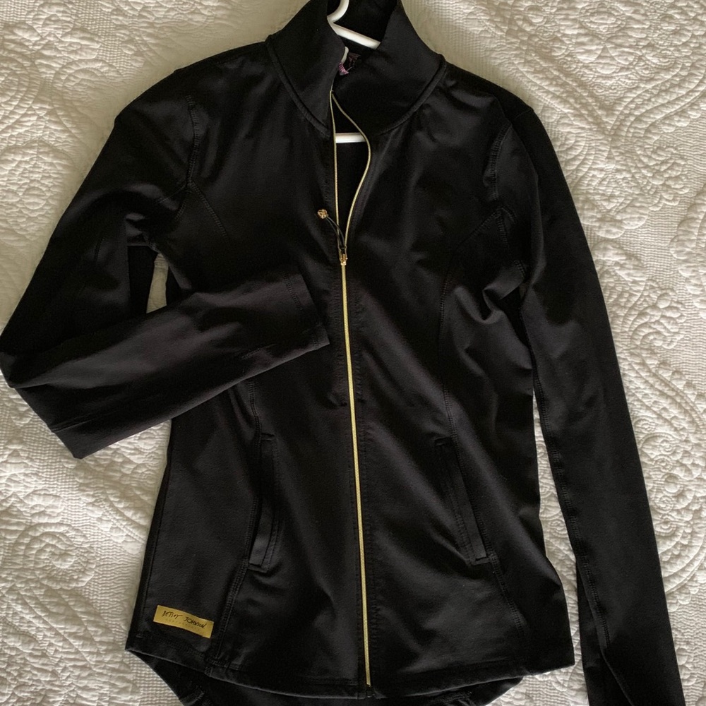 Black yoga/athletic jacket